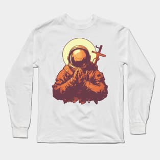 Jesus As An Astronaut Long Sleeve T-Shirt